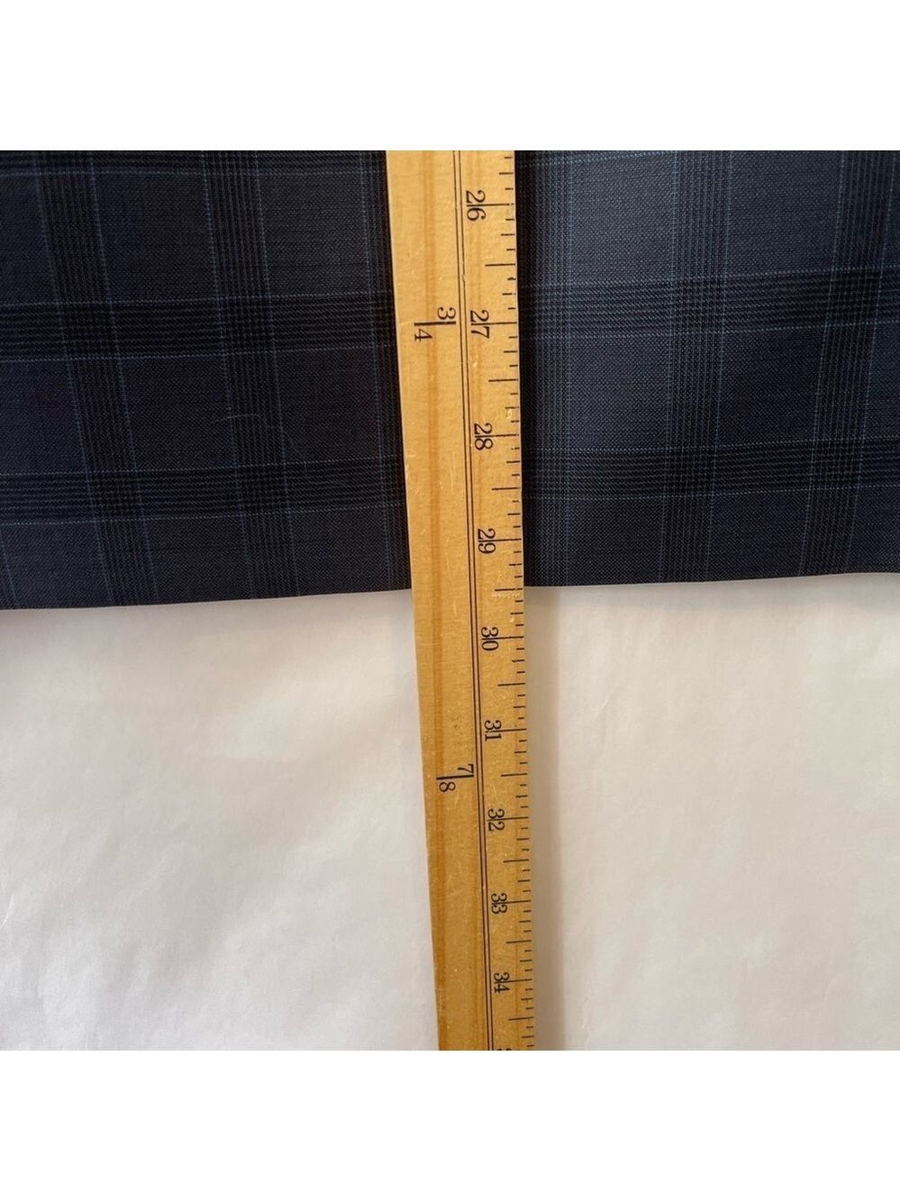 Hickey Freemen Mens Suit Jacket Blazer Size 40R 33S Sports Coat Plaid Classic - Picture 13 of 15